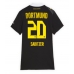 Borussia Dortmund Marcel Sabitzer #20 Borta matchtröja Dam 2026-27 Kortärmad Billigt Borussia Dortmund Marcel Sabitzer #20 Borta matchtröja Dam 2026-27 Kortärmad Billigt